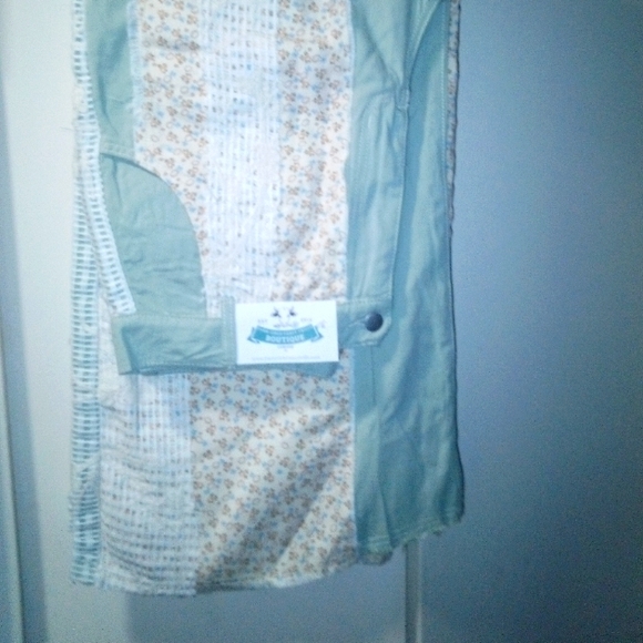 Farm Girls Fancy Frills Pants - Patchwork Wide Leg Pants